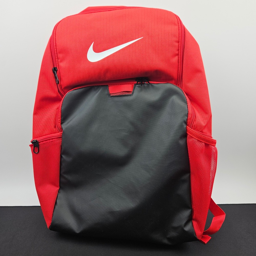 Nike Brasilia 9.5 Training Backpack University Red Black XL 30L DM3975-657 NEW‎